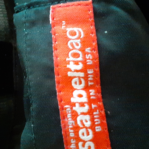 Vintage Harvey seatbelt black bag - Picture 3 of 6